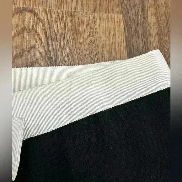 Giambattista Valli Womens Wool Silk Mid Rise Straight Leg Pants Trouser Black 30 - Picture 3 of 11